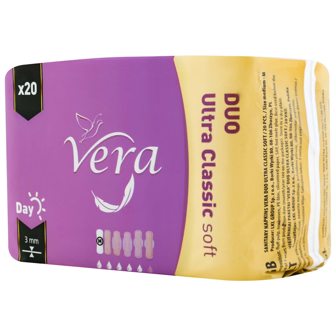 Pads Vera Ultra Classic Soft Hygienical 20pcs 2