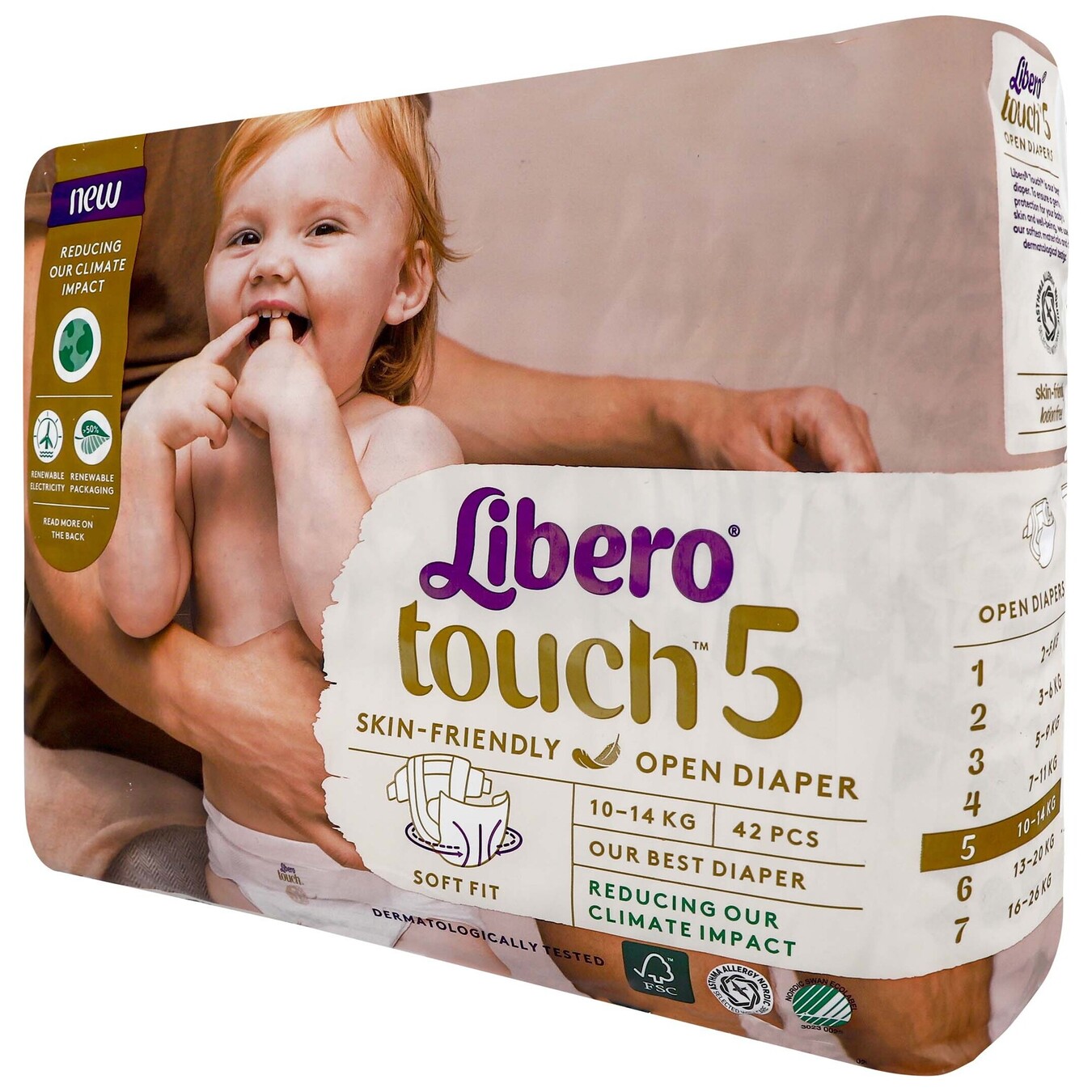 Libero Touch 5 diapers 42pcs 2