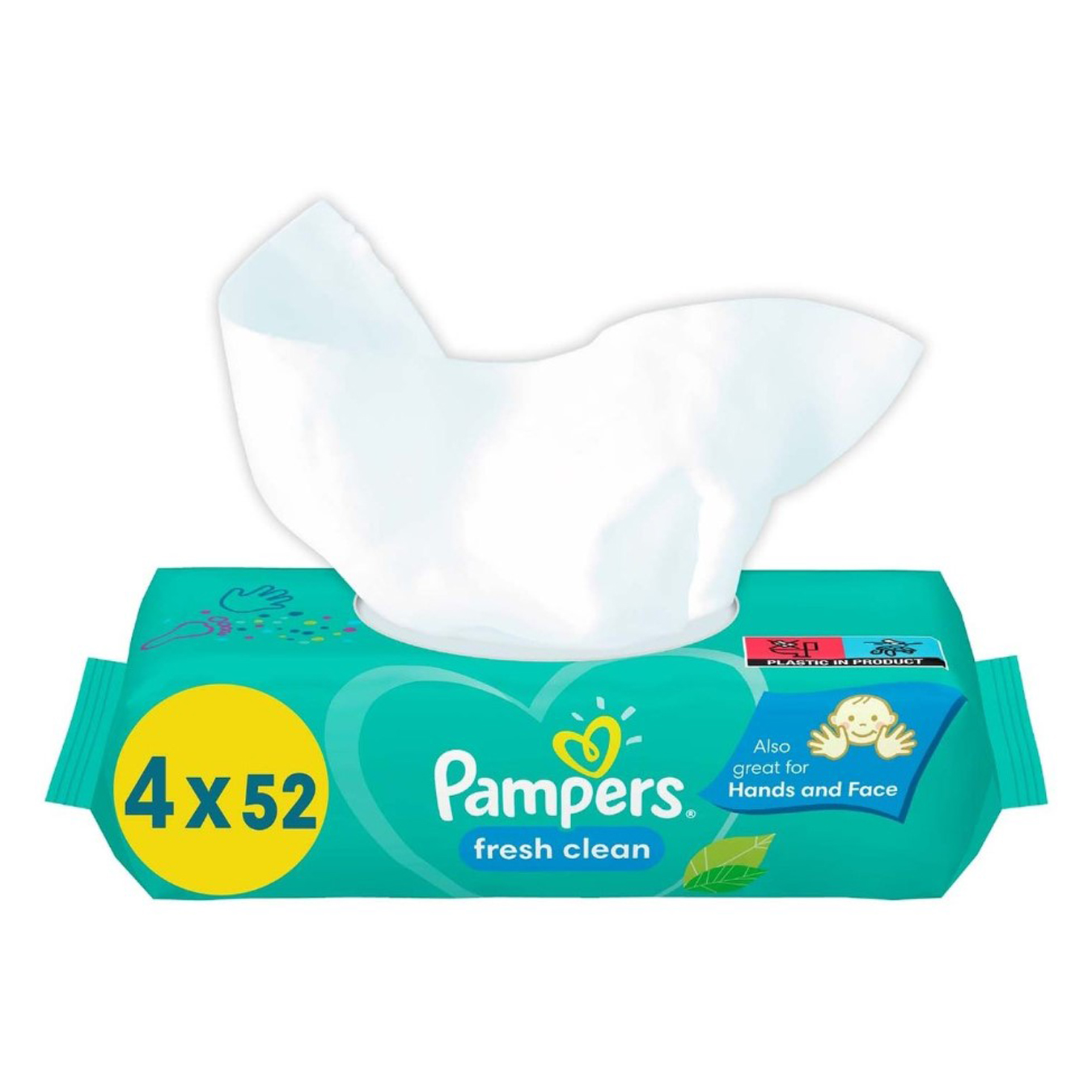 Pampers Fresh Clean Baby wet wipes 4x52