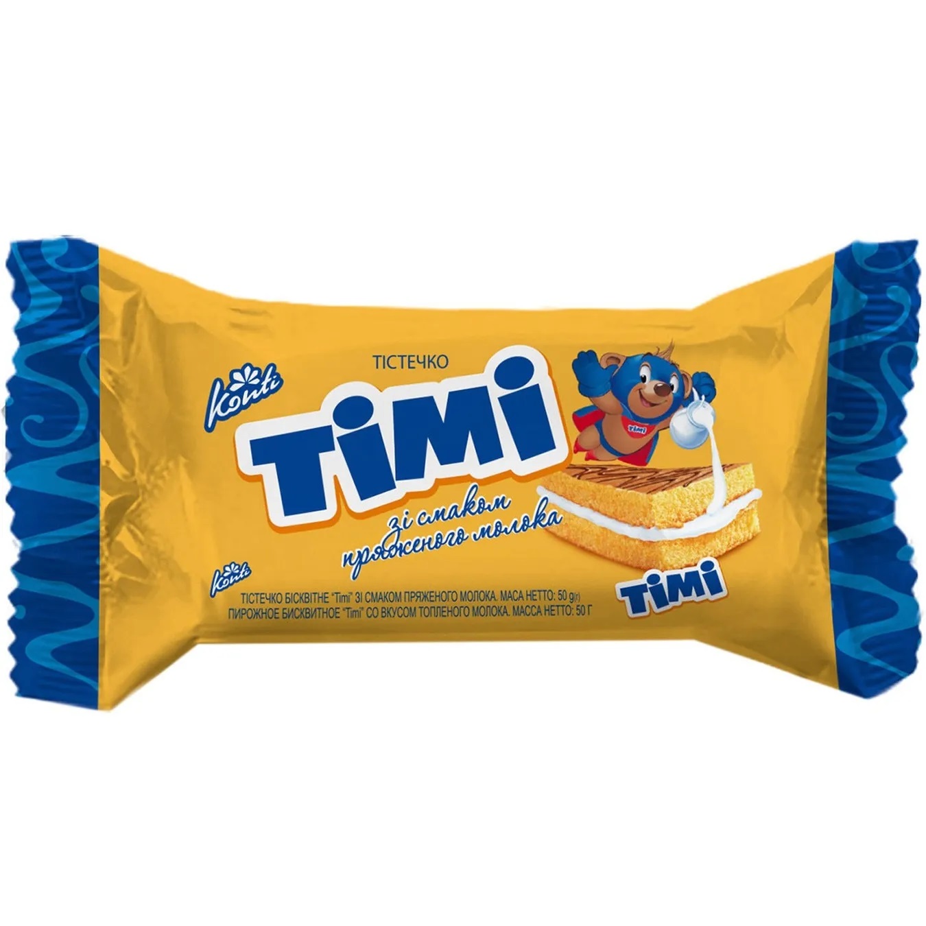 Konti Timi Biscuit Cake with Baked Milk Taste 35g