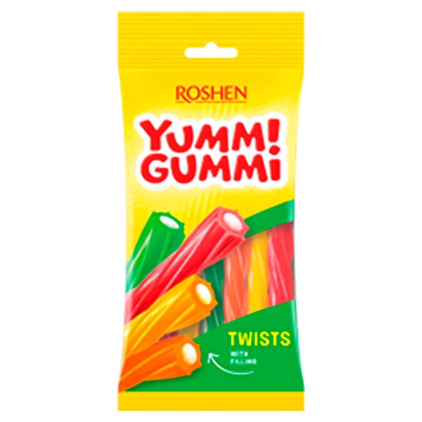 Цукерки Roshen Yummi Gummi Twists желейні 70г