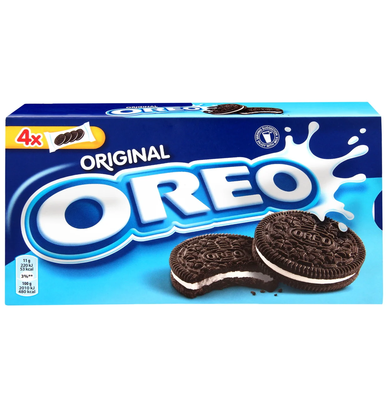 Oreo Cookies with vanilla flavored filling 176g