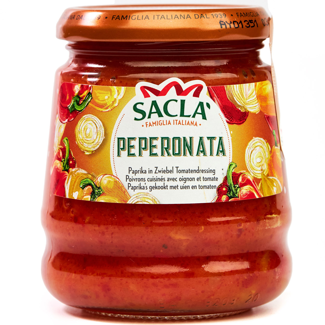 Sacla pepper marinated with onions and tomatoes 290g