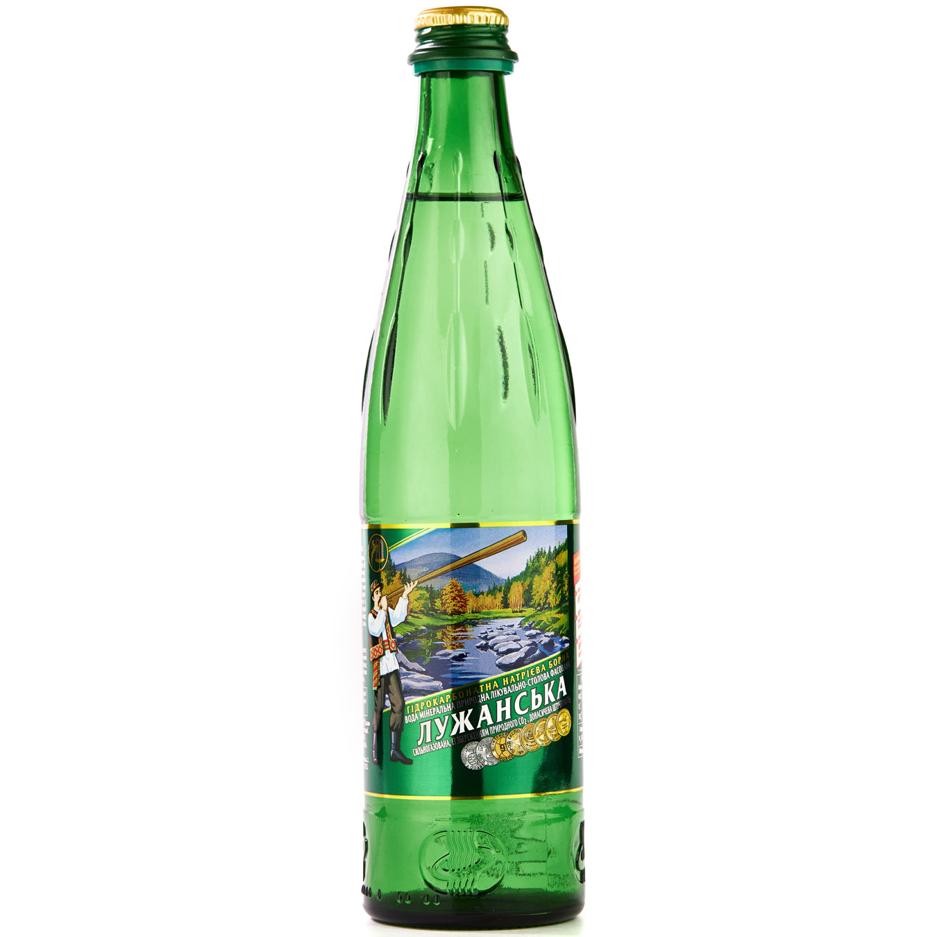 Luzhanska strongly carbonated mineral water 500ml