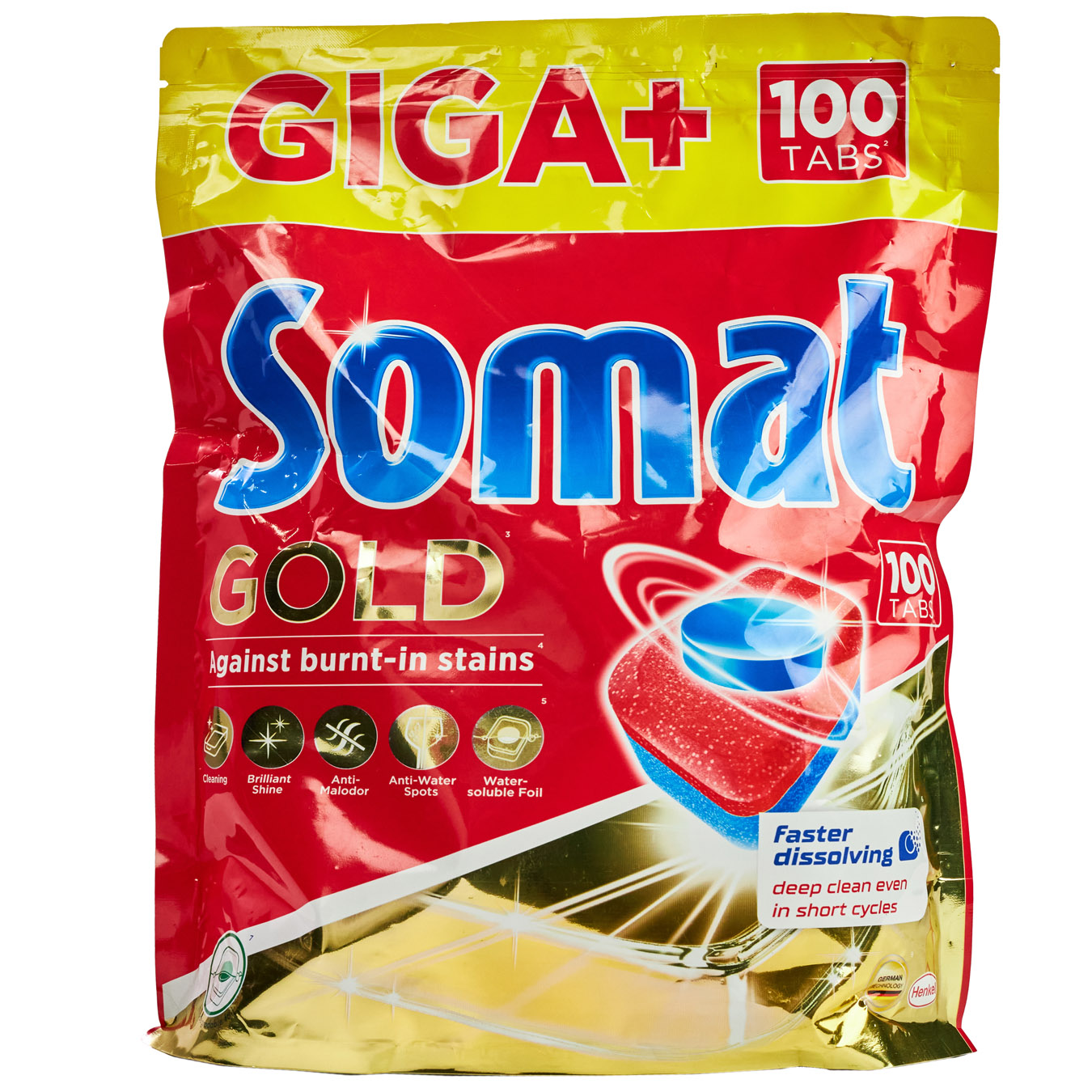 Таблетки для посудомийної машини Somat Giga Plus Gold 100 таблеток