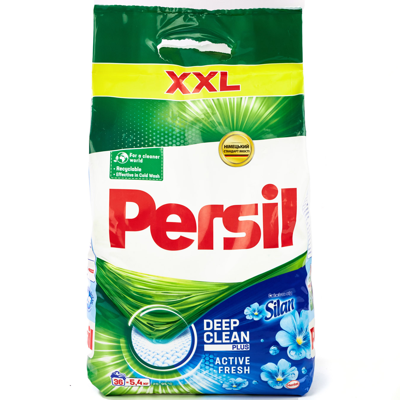 Порошок пральний Persil Color Свіжість від Silan для білих та світлих речей 5,4кг