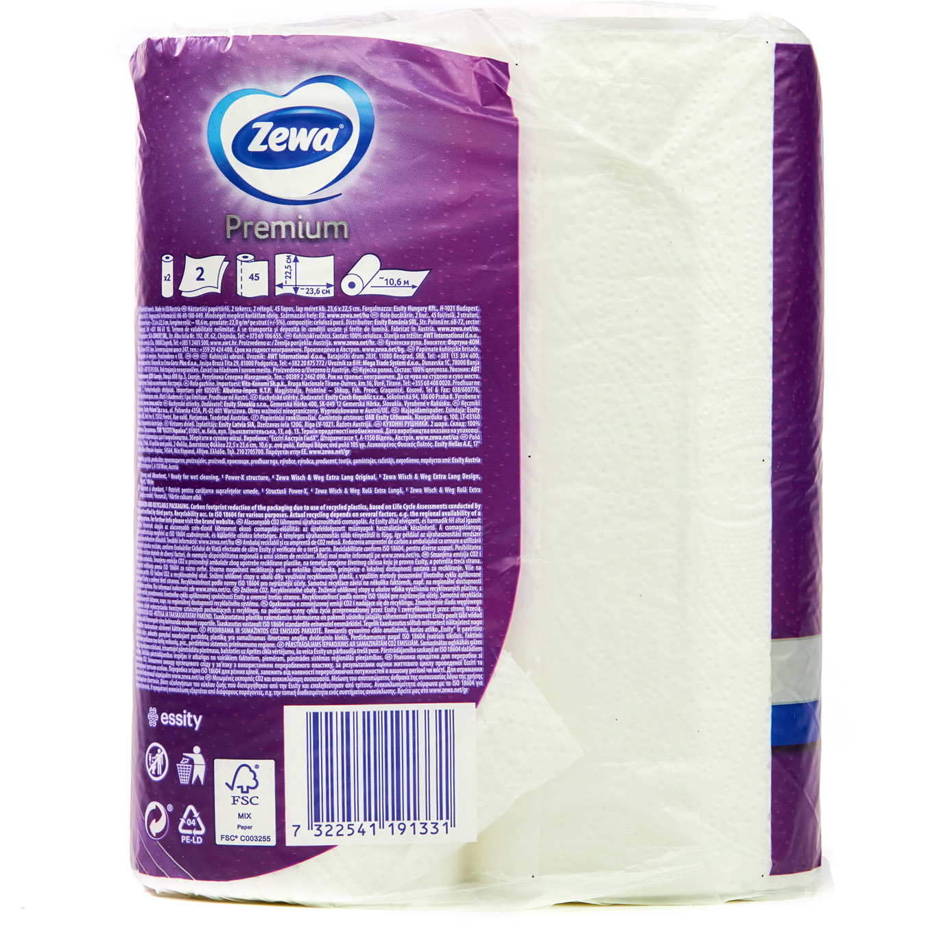 Zewa Standard Paper towels 2pcs 2