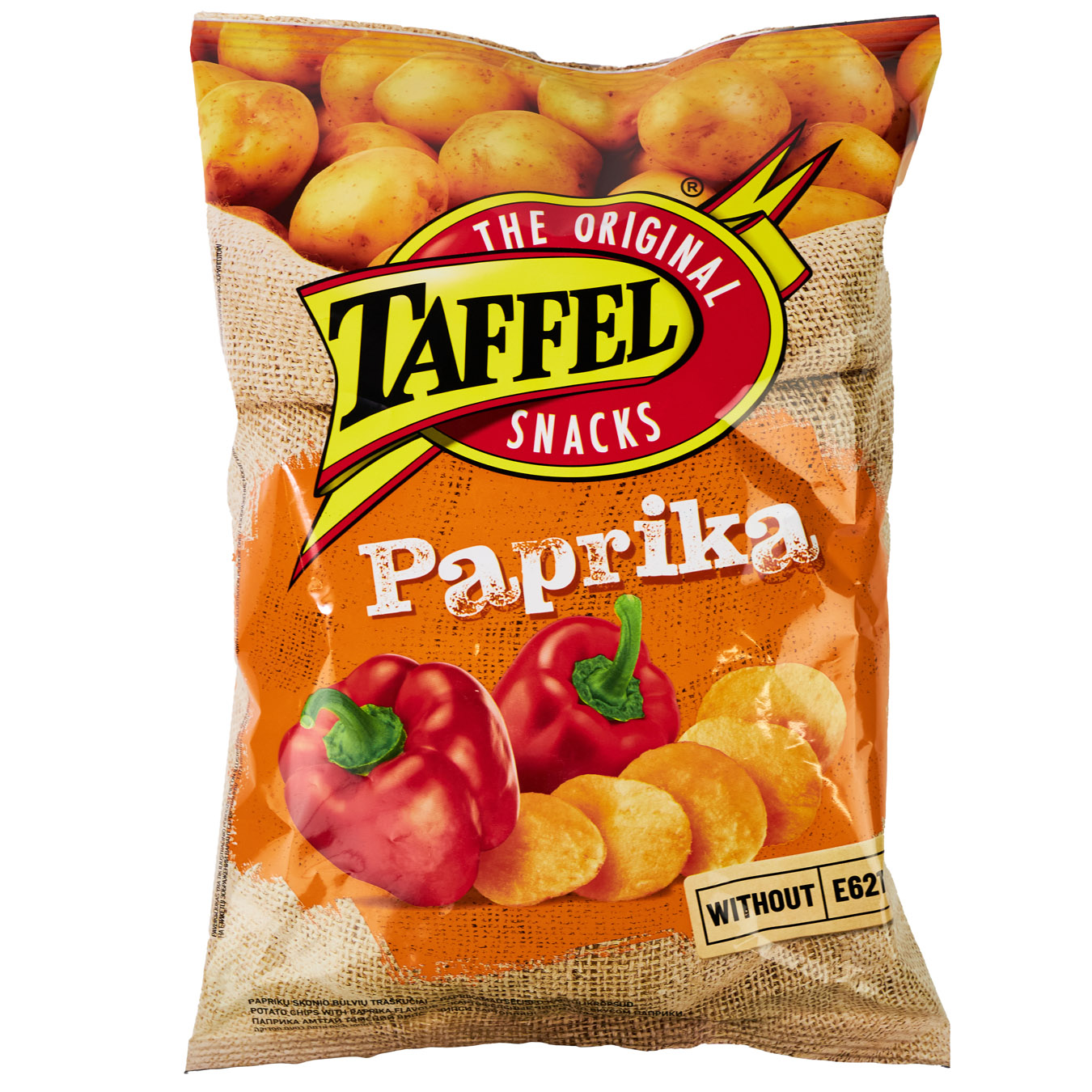 Taffel potato chips with paprika flavor 130g