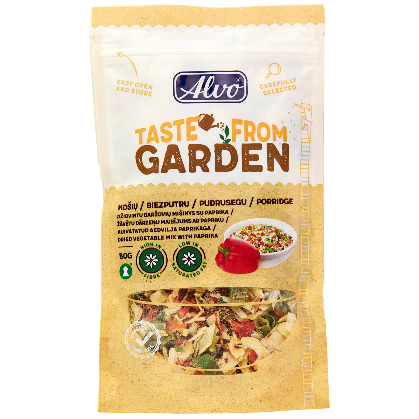Alvo Seasoning dried mix vegetables with pepper 50g