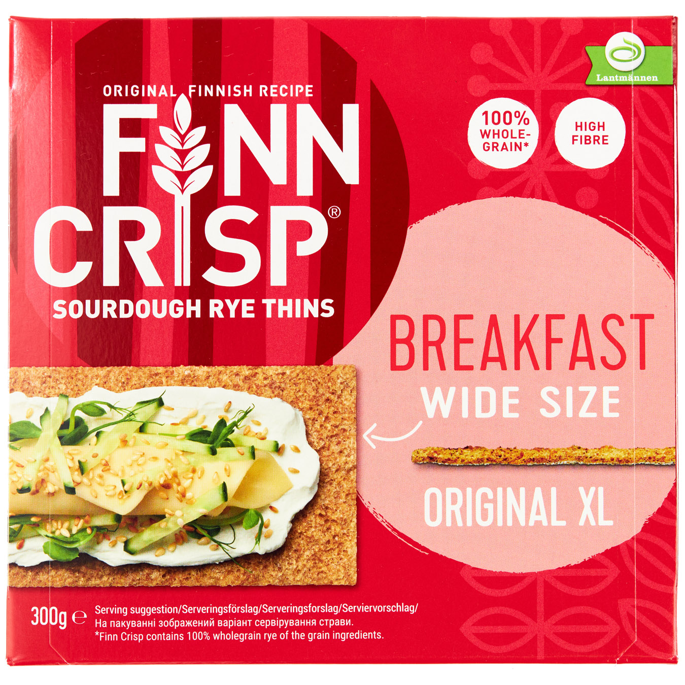 Хлібці Finn Crisp Oringinal житні з цільнозмеленого борошна 300г