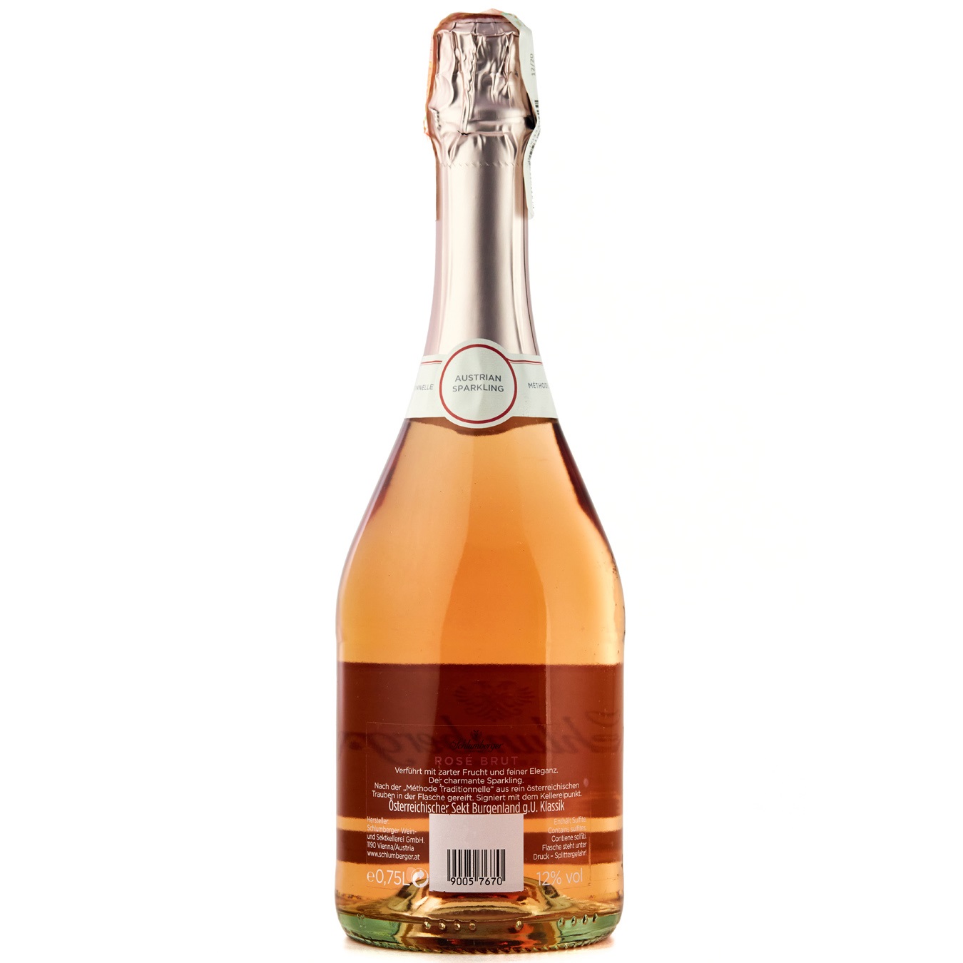 Sparkling wine Shlumberger Rose Brut 11,5% 0,75l 2