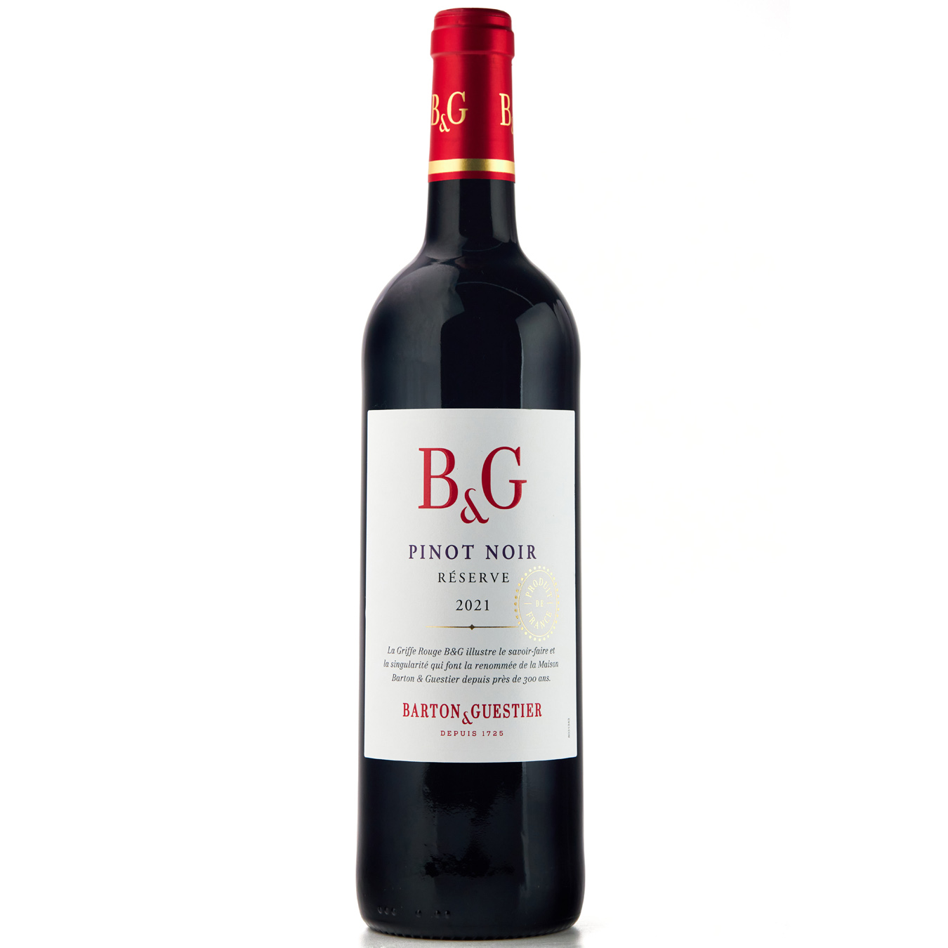 Вино Barton & Guestier Пино Нуар Резерв красное сухое 12% 0,75л
