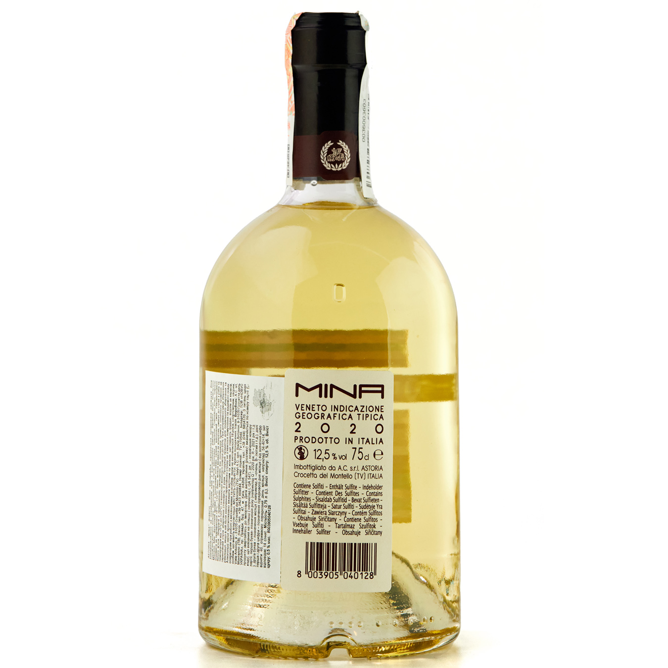 Вино Astoria Mina Bianco Veneto I.G.T. біле напівсухе 12% 0,75л 2