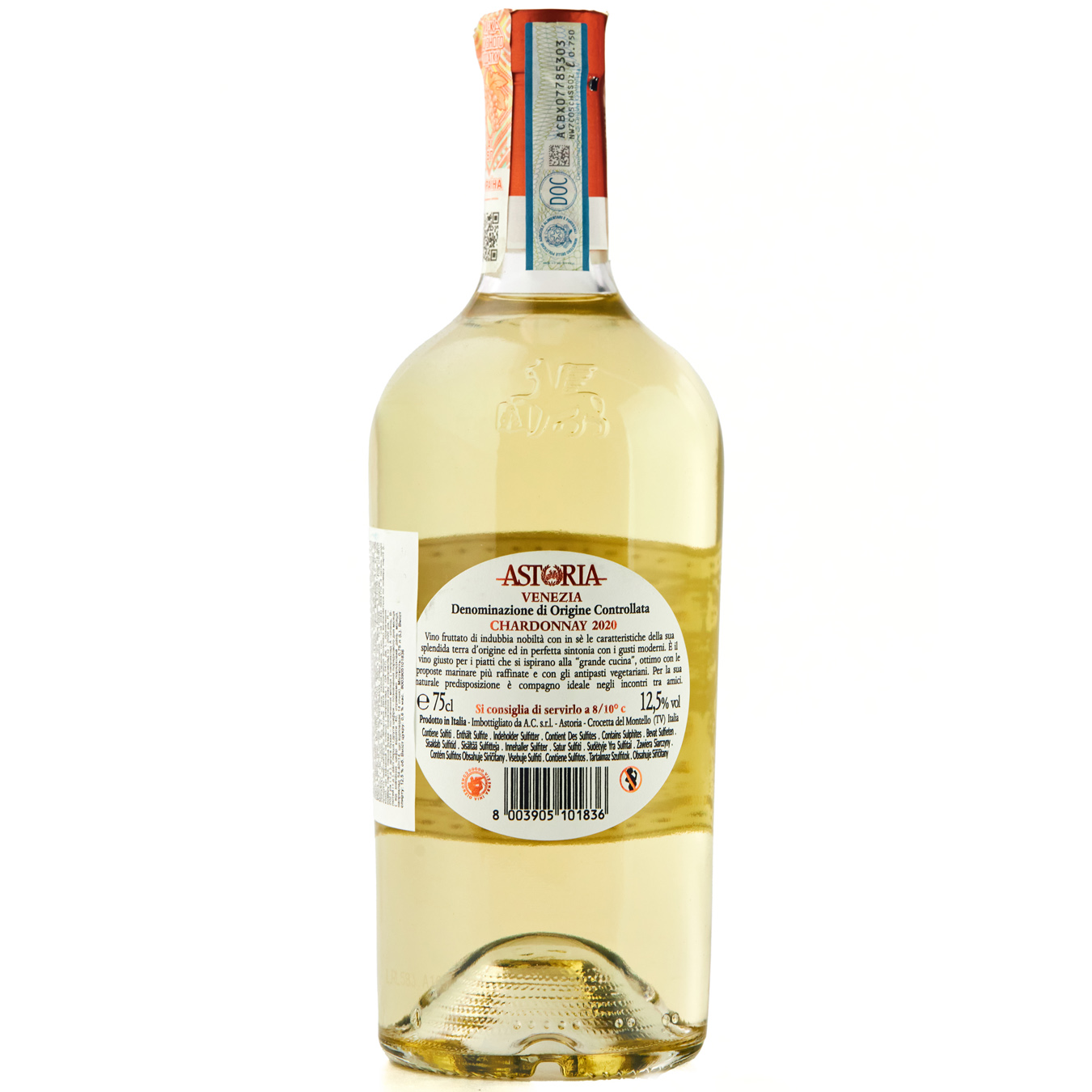 Astoria Estro Chardonnay Venezia D.O.C. White Semi-dry Wine 12.5% 750ml 2
