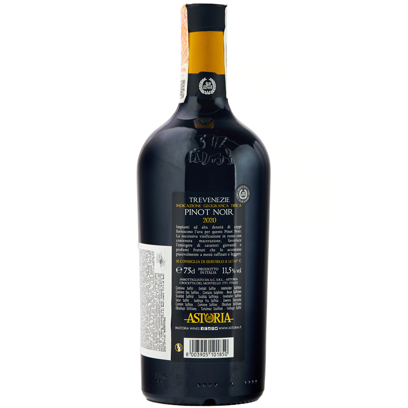 Вино Astoria Caranto Pinot Nero I.G.T. Trevenezie красное полусухое 11.5% 750мл 2