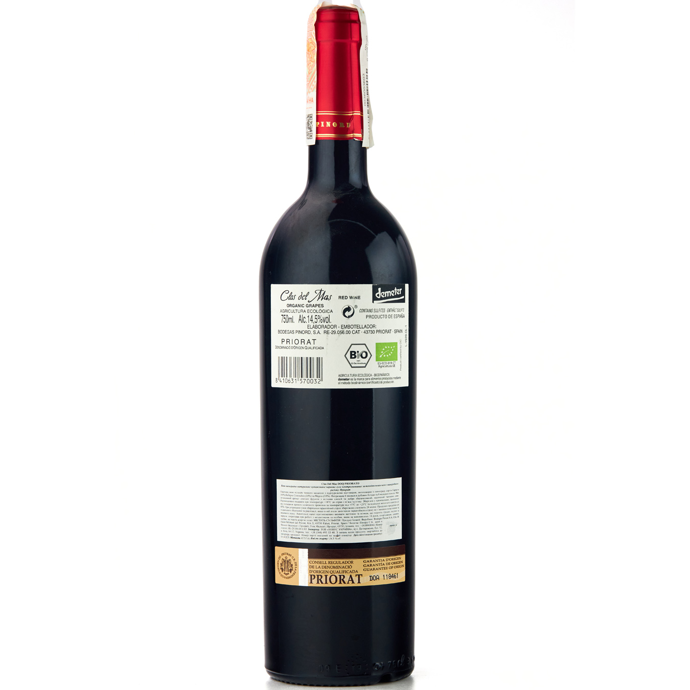 Wine Clos del Mas Red Dry 14,5% 0,75l 2
