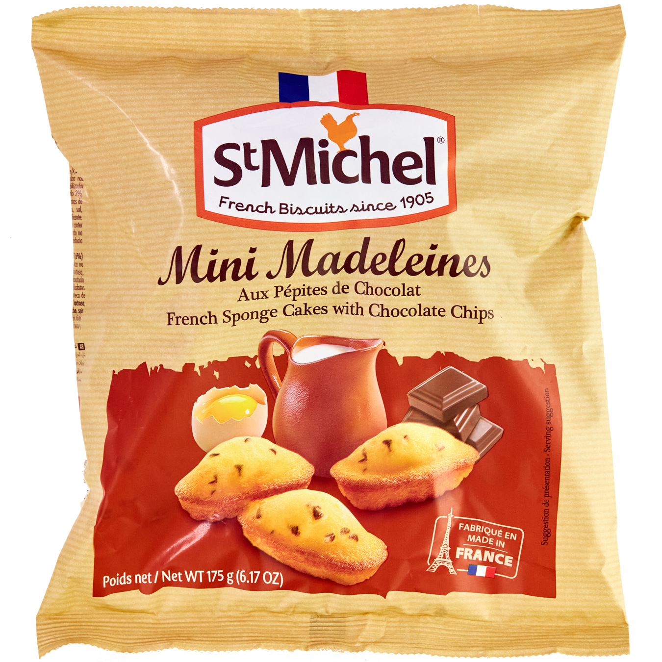 Печенье St Michel Mini Madeleines с шоколадом 175г