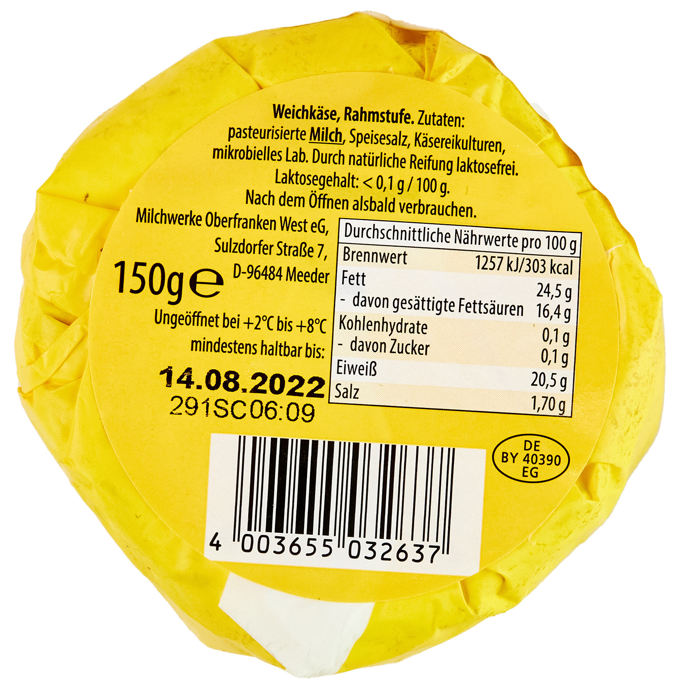 Сыр Coburger Баварский кремовый 45% 150г 2