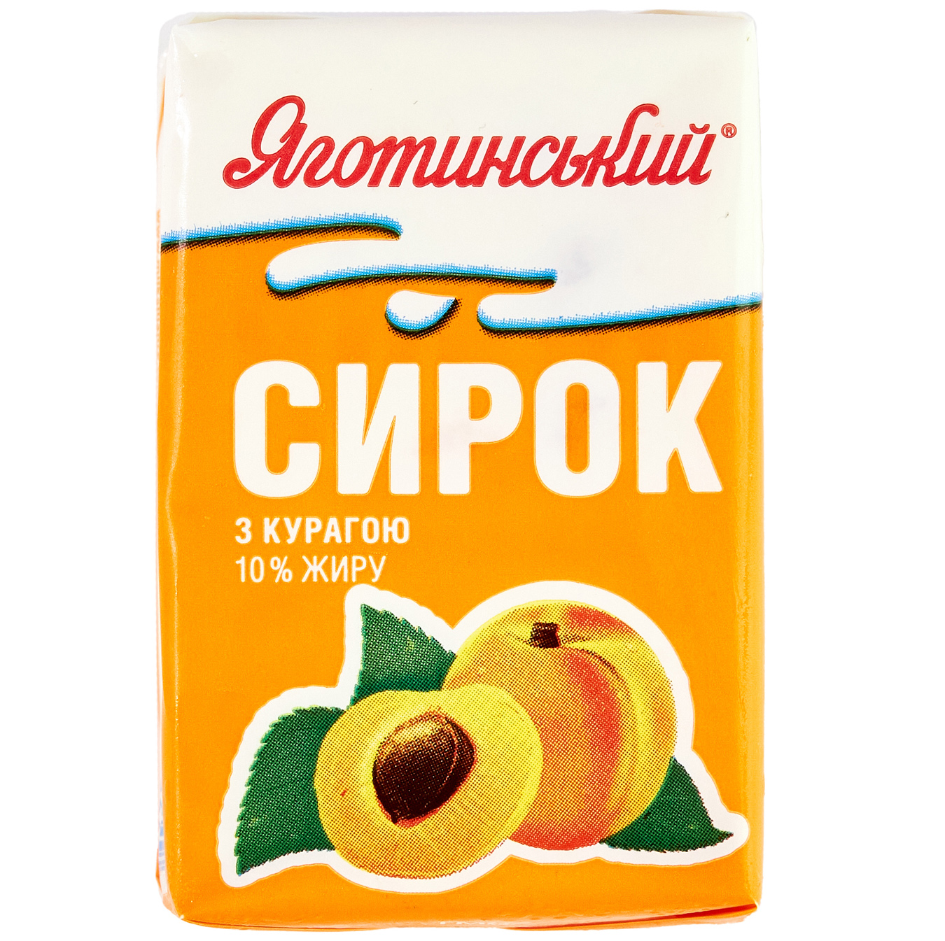 Yagotynsky Cottage Cheese with Apricots 10% 90g