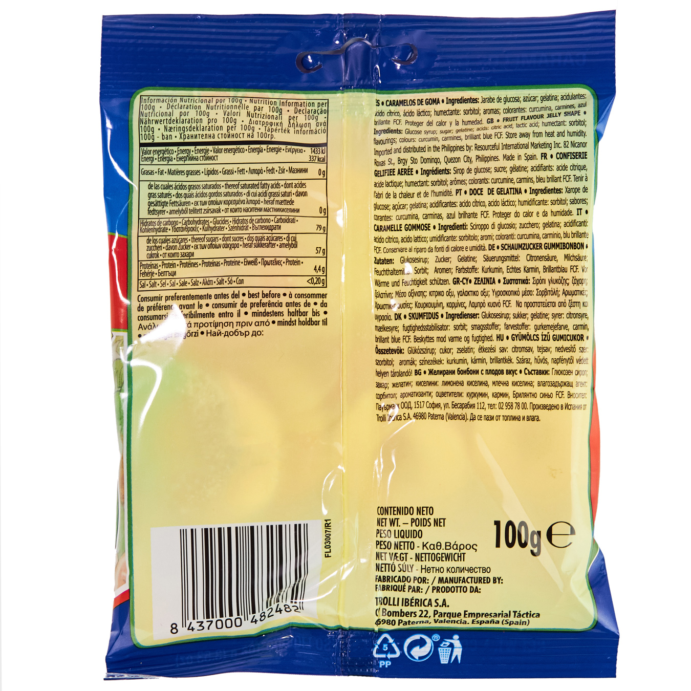 Troli Tropicos Chewing candies 100g 2