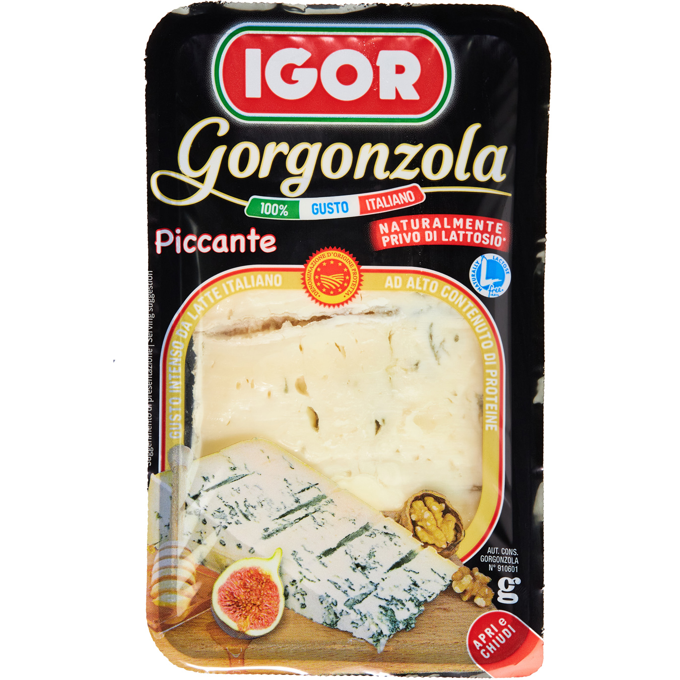 Igor gorgonzola picante soft cheese with blue mold 48% 150g