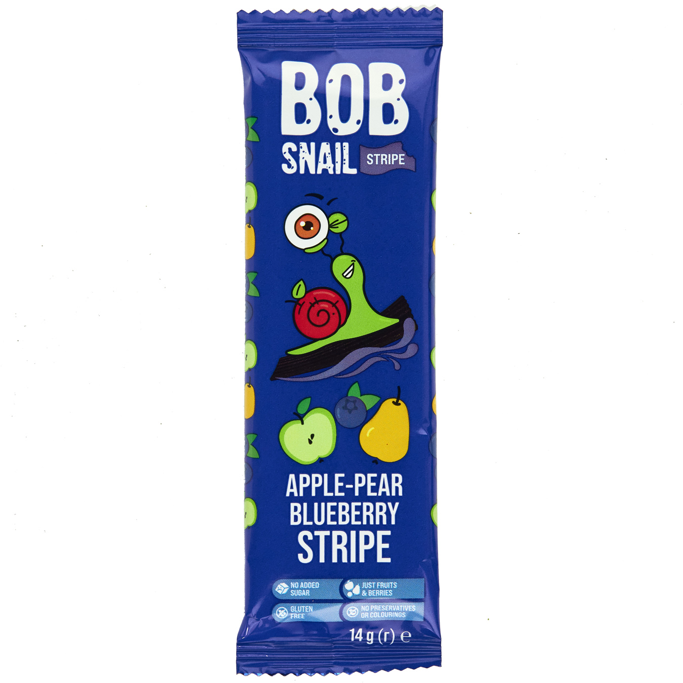 Candy Bob Snail fruit apple-pear-blueberries 14g