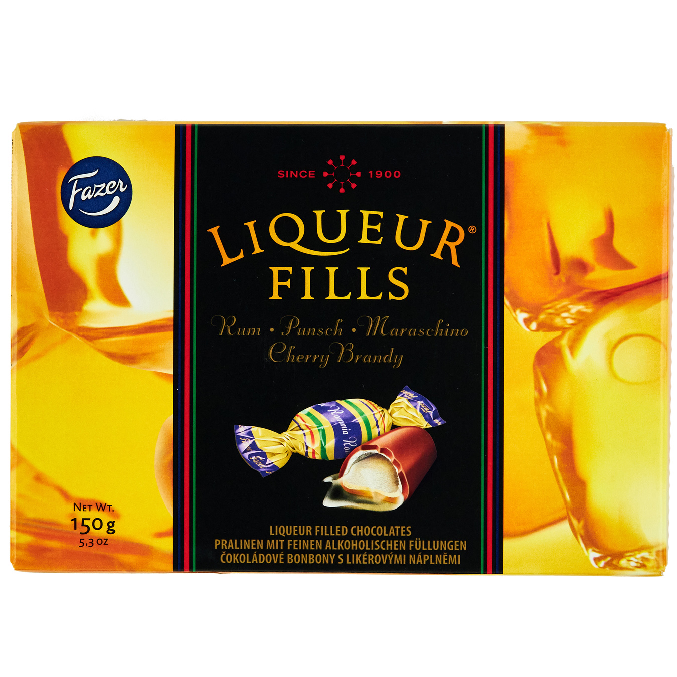 Fazer Liqueur Fills With Liqueur Candies 150g 3