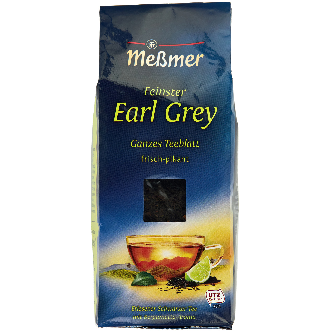 Чай чорний Messmer Earl Grey з ароматом бергамоту 150г