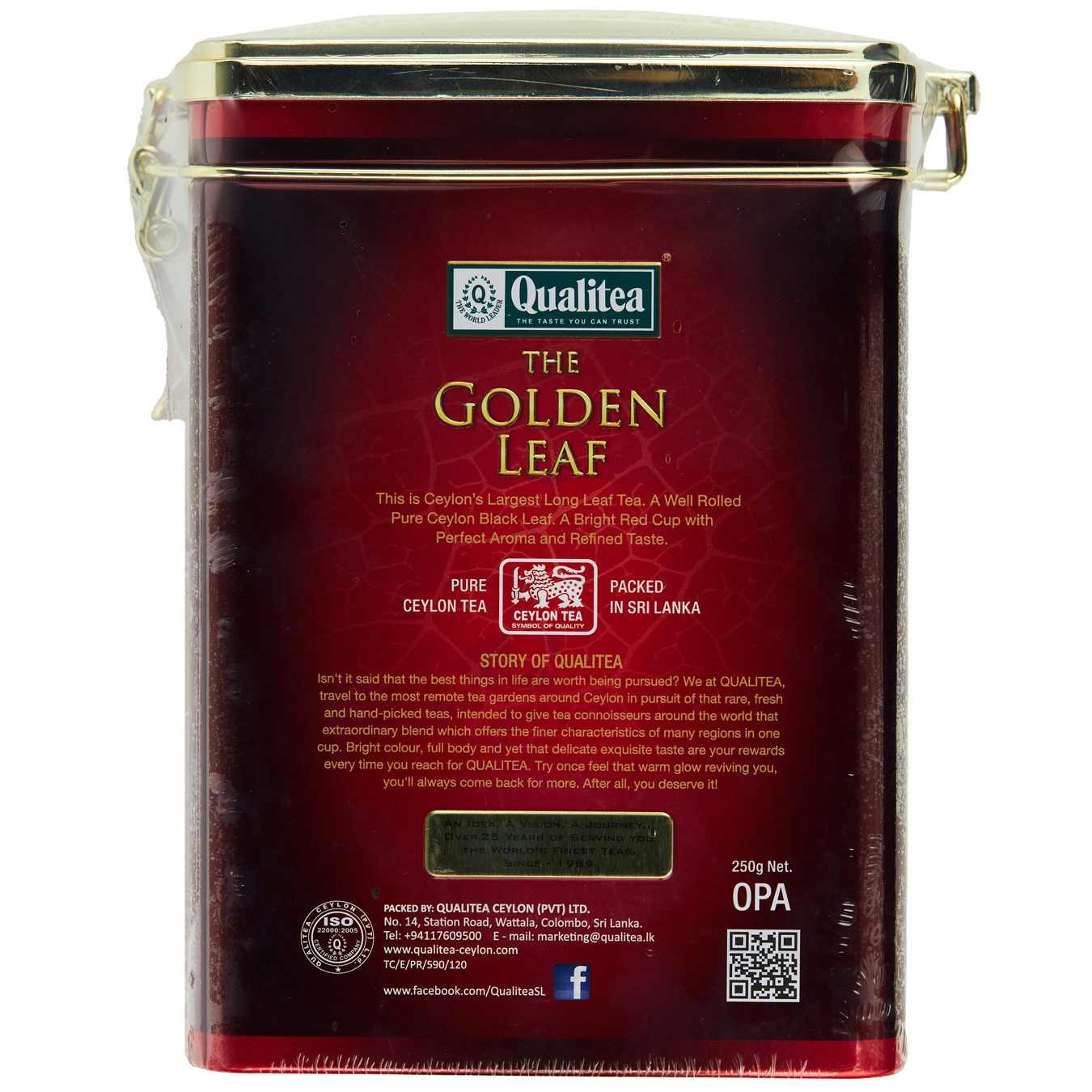Qualitea The Golden Leaf Full Leaf Deluxe Black Tea 250g 2