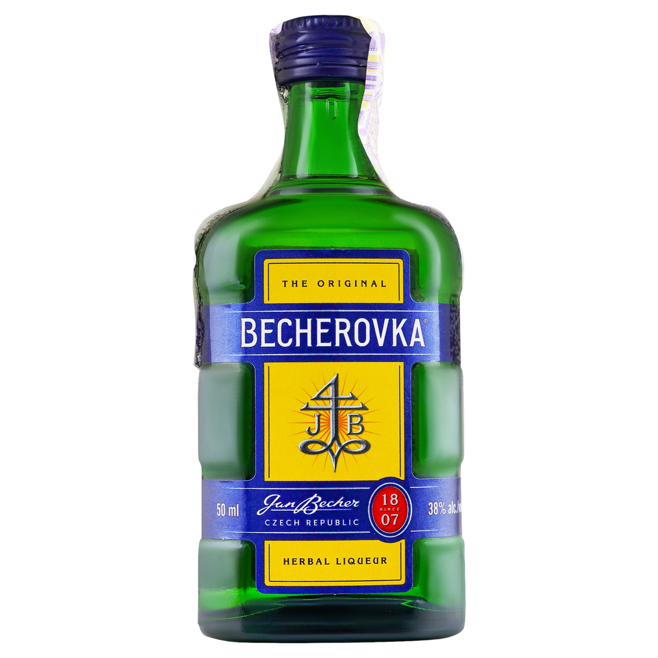 Настойка Becherovka Original ликерная на травах 38% 0,05л