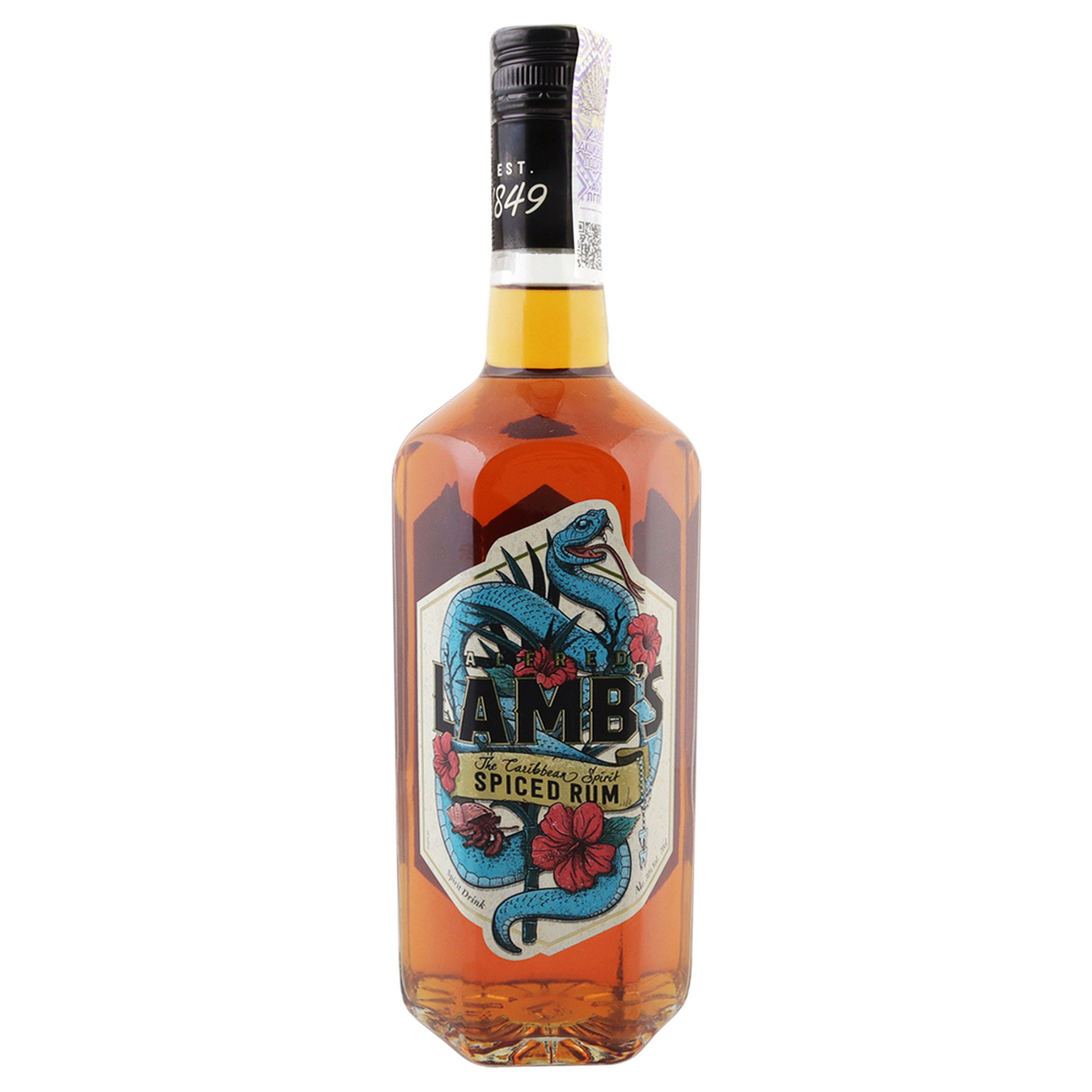 Напиток алкогольный Lamb's Spiced крепкий на основе рома 30% 0.7л