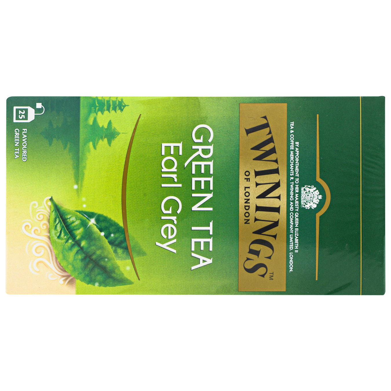 Чай зелений Twinings Earl Grey 25шт 2г 2