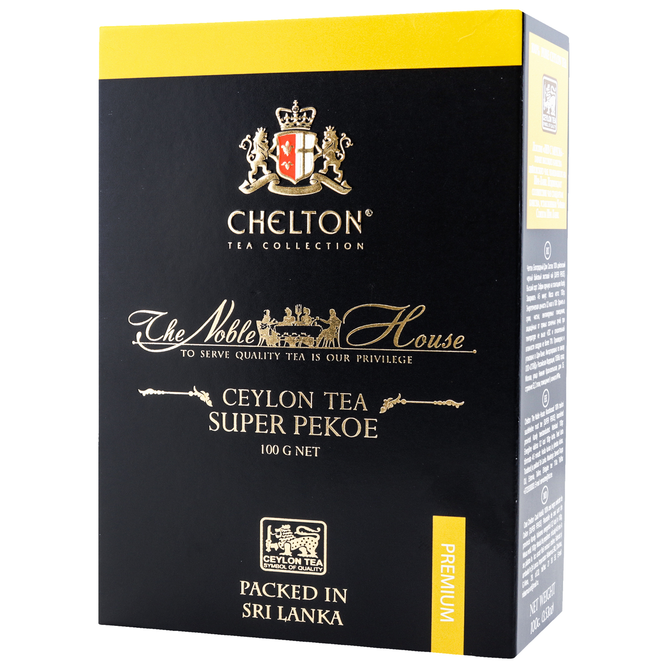 Чай Chelton The Noble House Super Pekoe чорний цейлонський листовий 100г
