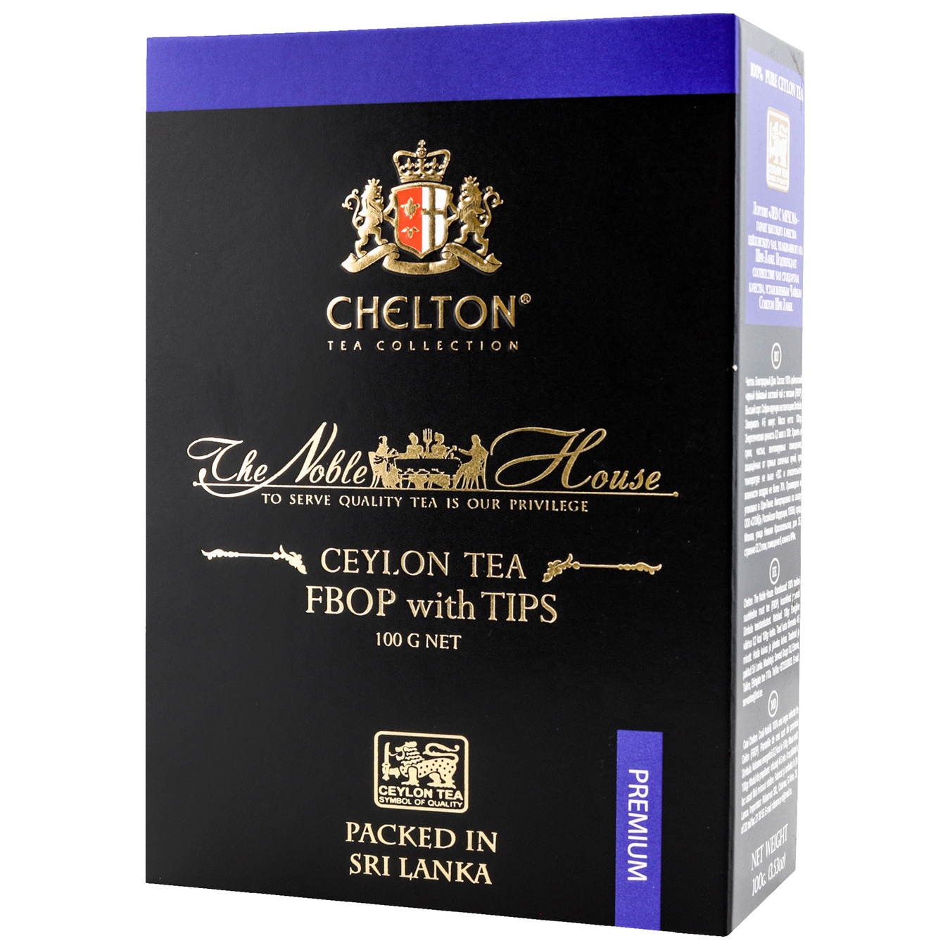 Chelton The Noble House Fbop Чай черный цейлонский листовой 100г