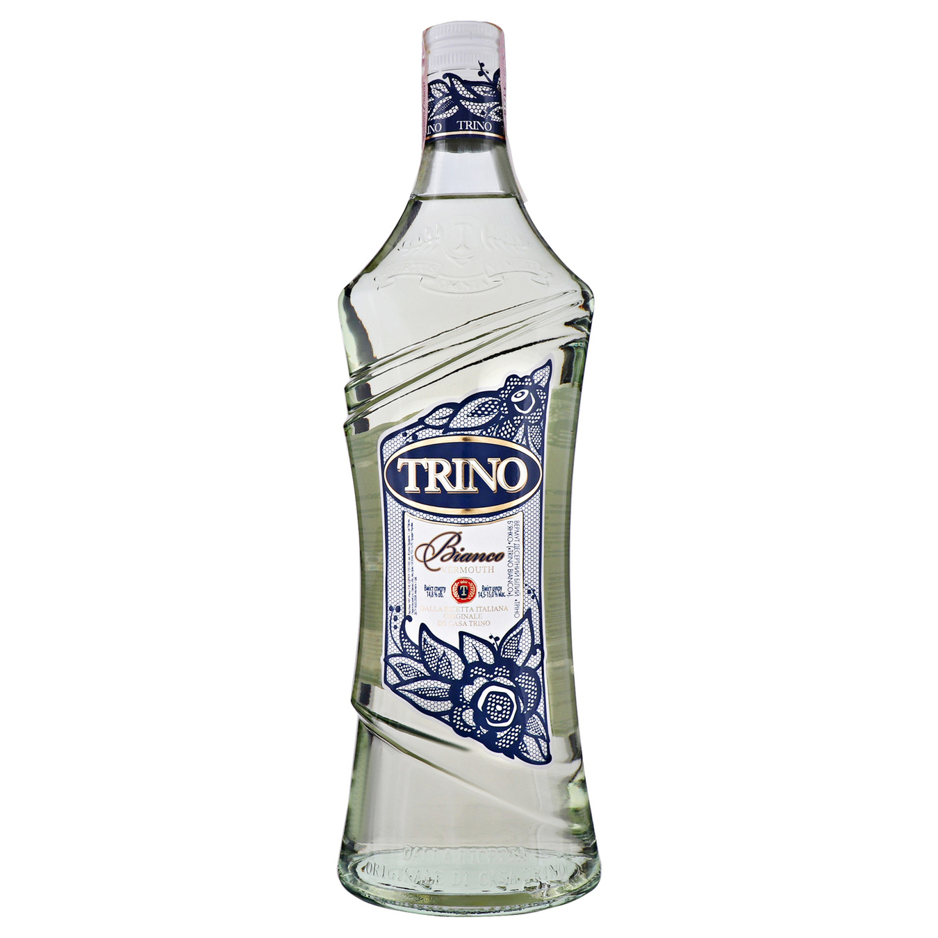 Вермут Trino Bianco белый десертный 14,8% 1л
