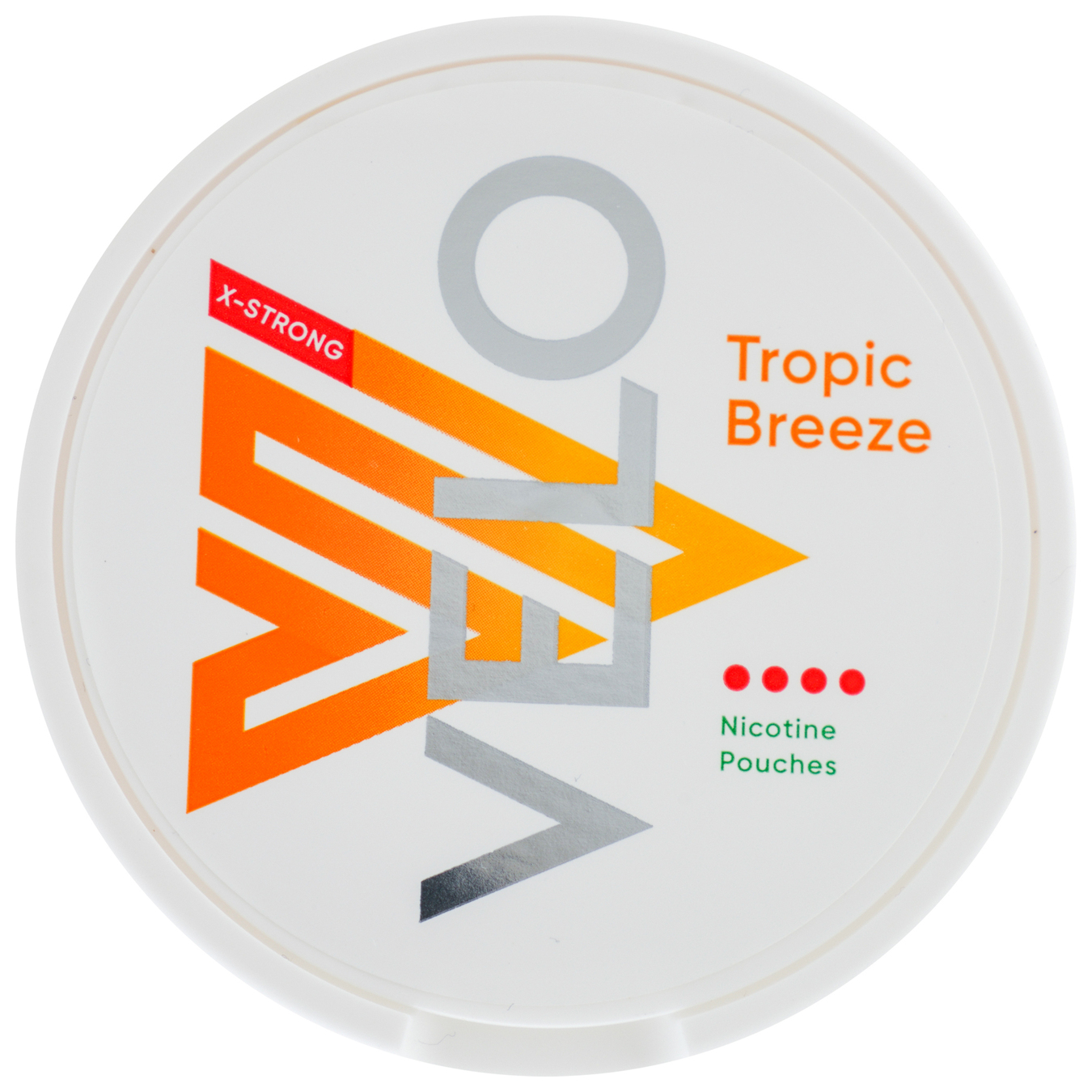 Паучі Velo X-Strong Tropic Breeze безтютюнові нікотиновмісні 20*0,7г/уп