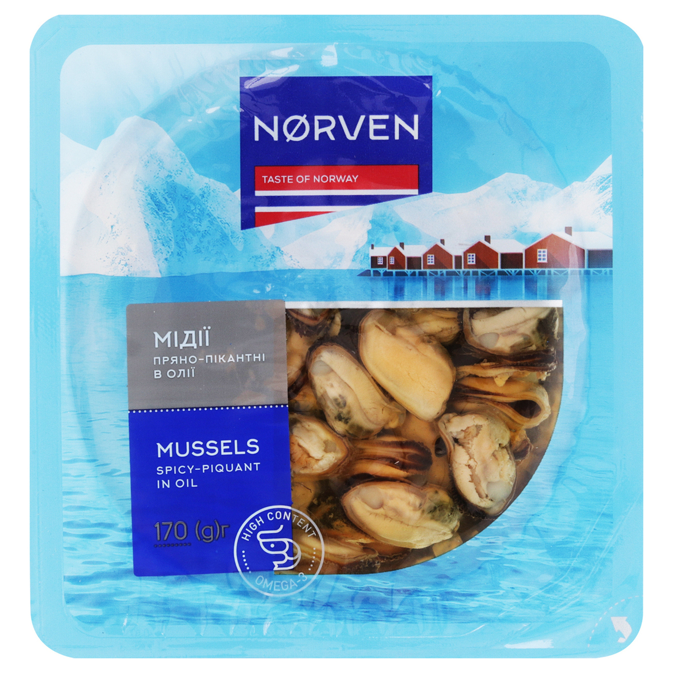Norven Mussels Spicy in Oil 170g