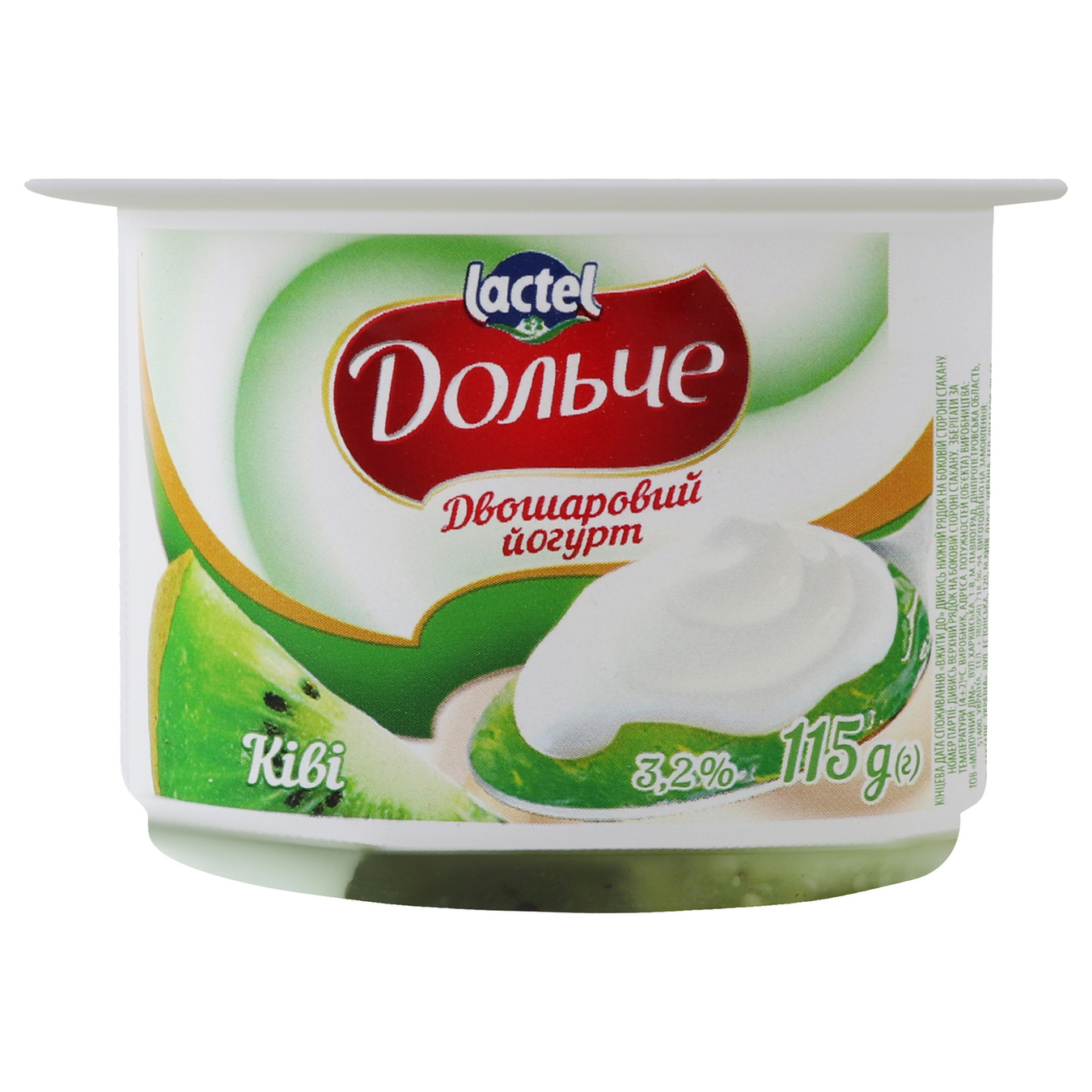 Dolce Yogurt Kiwi two-layer 3,2% 115g