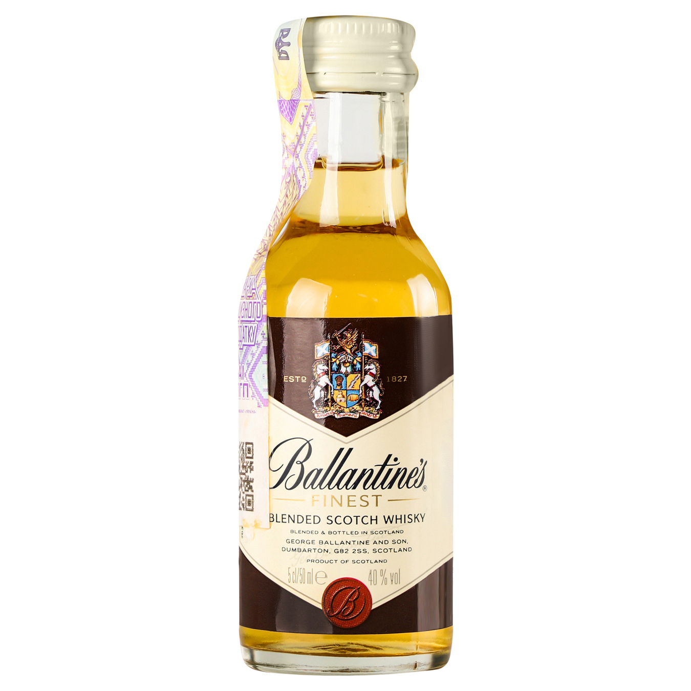 Ballantine's Whiskey Finest blended 40% 0,05l