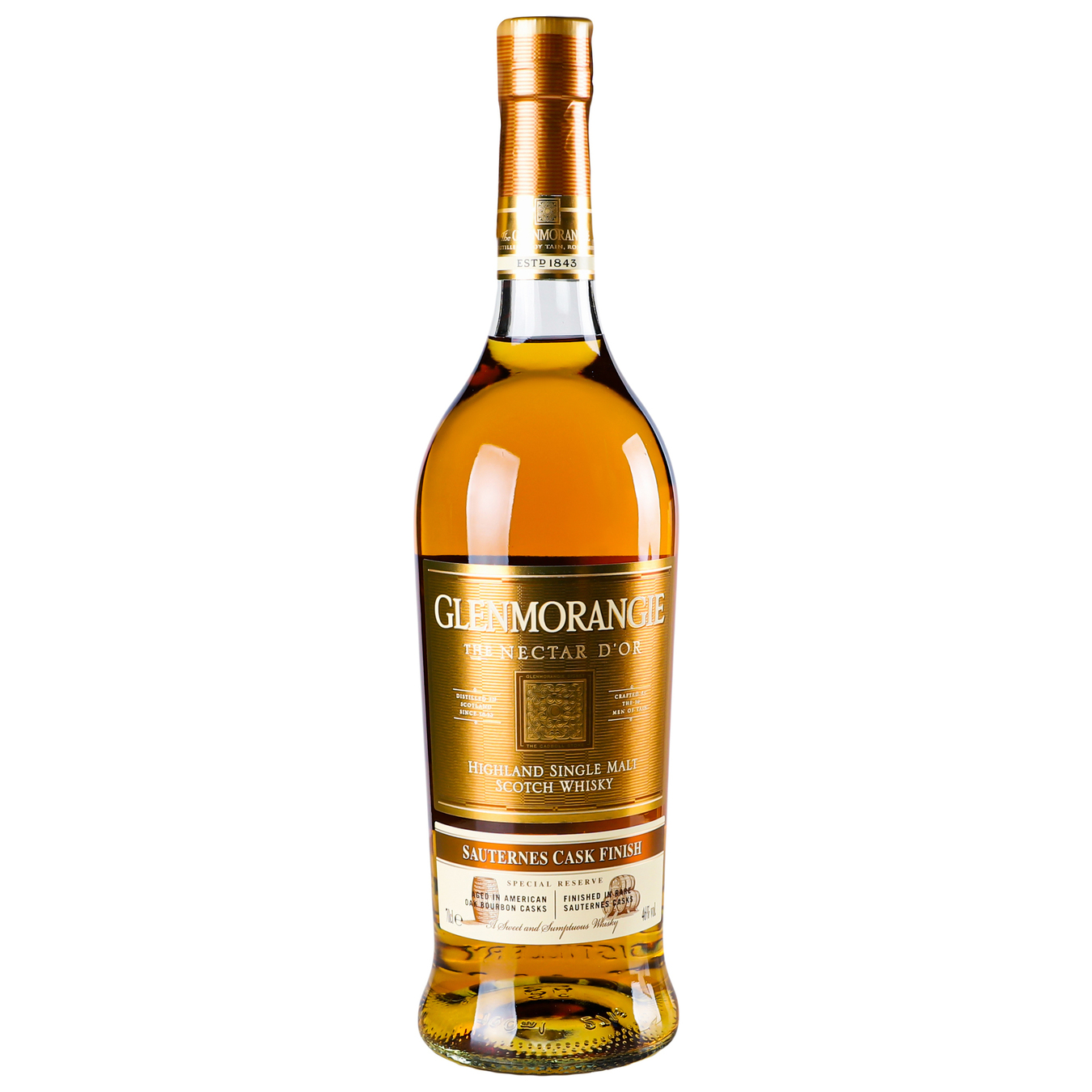 Виски Glenmorangie Nectar d'Or 12 лет 46% 0.7л 2
