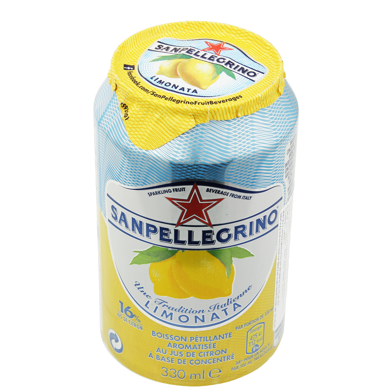 Напиток безалкогольный Sanpellegrino Limonata с лимонным соком газированный 330мл 6