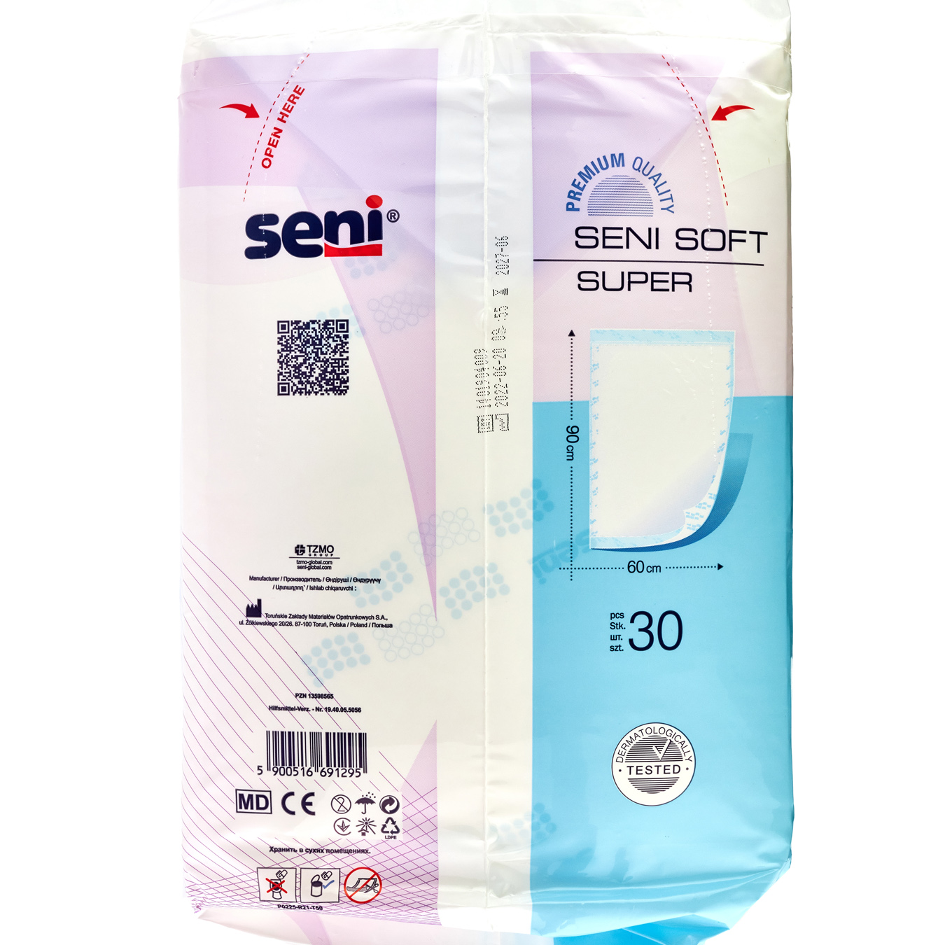 Пелюшки гігієнічні Seni Soft 90x60см 30шт 2