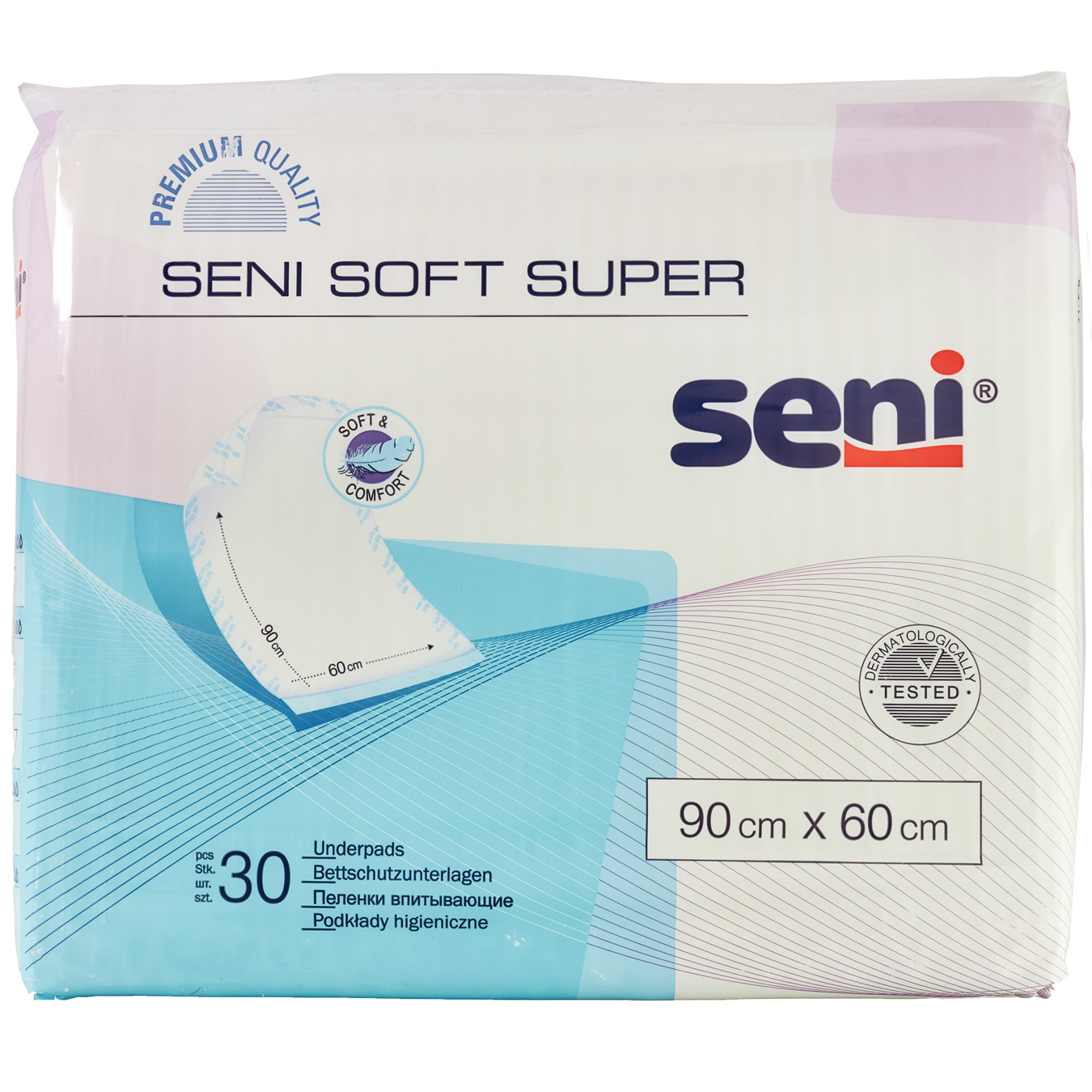 Пелюшки гігієнічні Seni Soft 90x60см 30шт