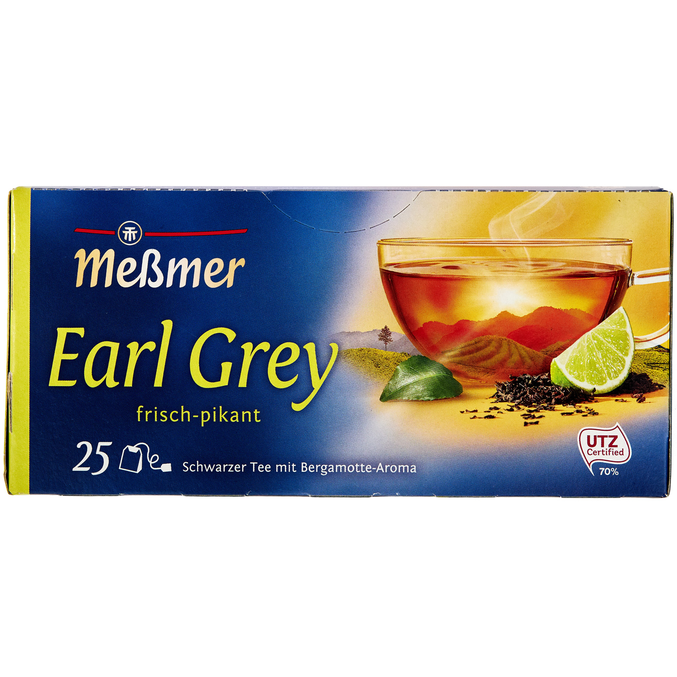 Чай чорний Messmer Earl Grey з ароматом бергамоту 1.75г 25шт