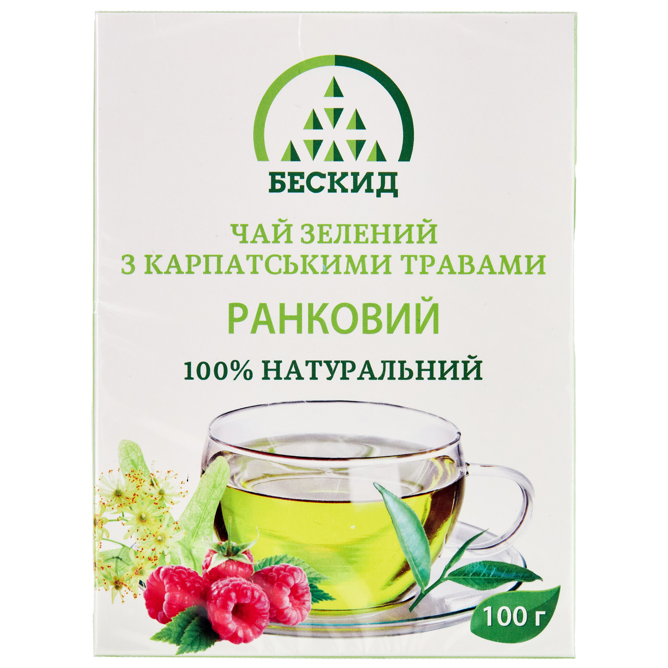 Beskyd Morning Green Tea with Carpathian Herbs 100g