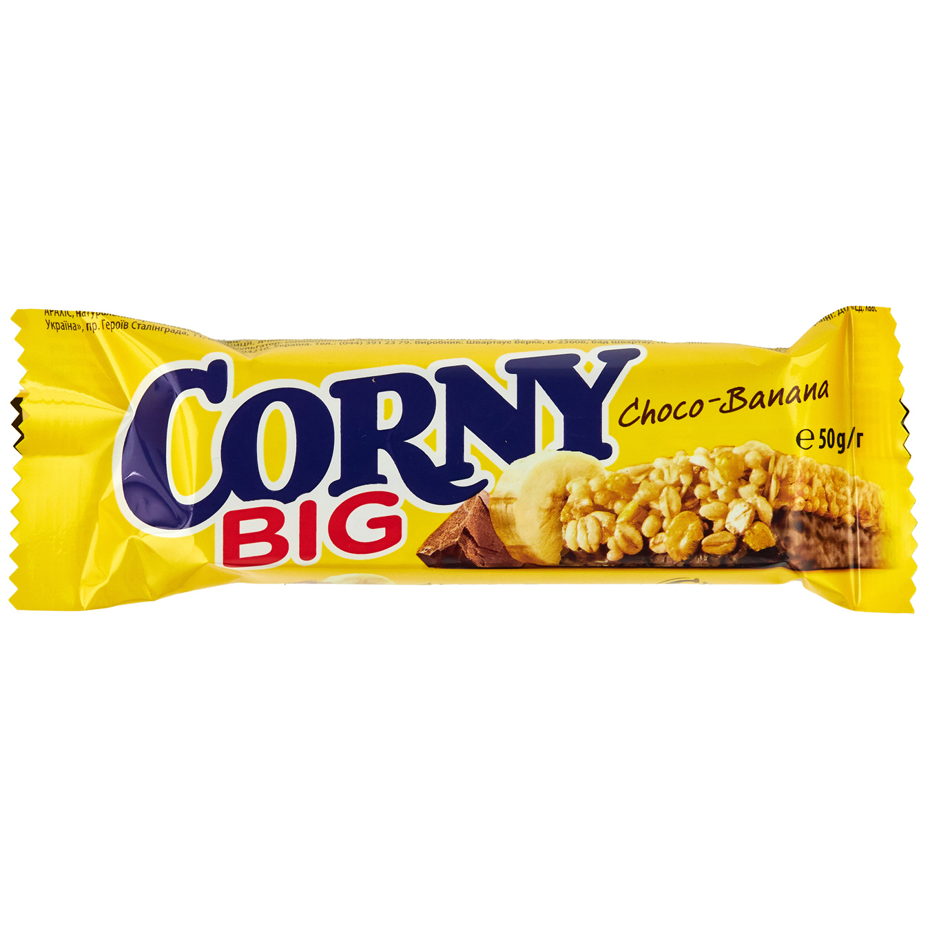 Батончик злаковый Corny Big с молочным шоколадом и бананом 50г*24