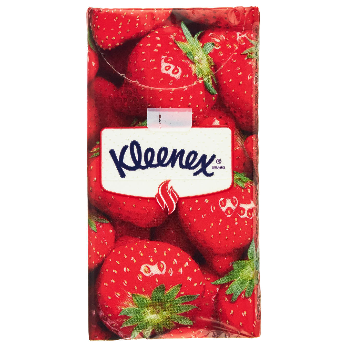 Хустинки паперові Kleenex Aroma Strawberry тришарові 21x20см 10шт