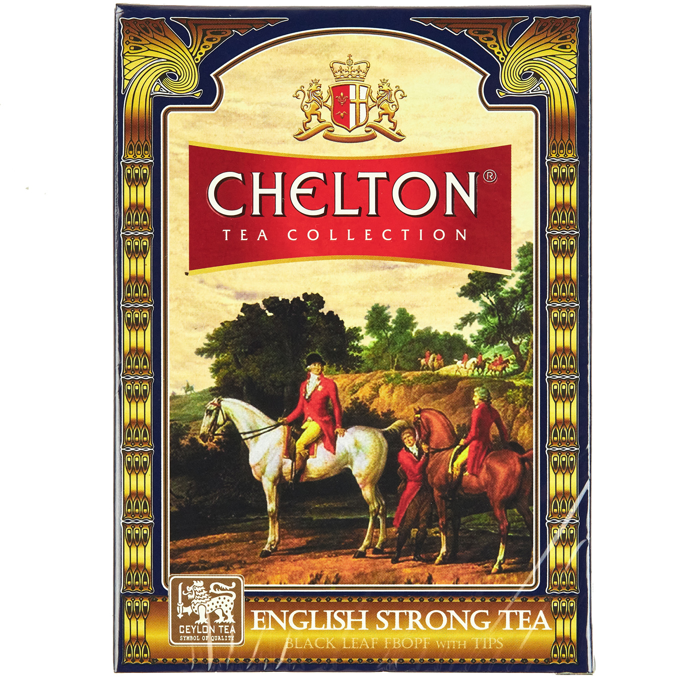 Black leaf tea English strong Chelton 100g