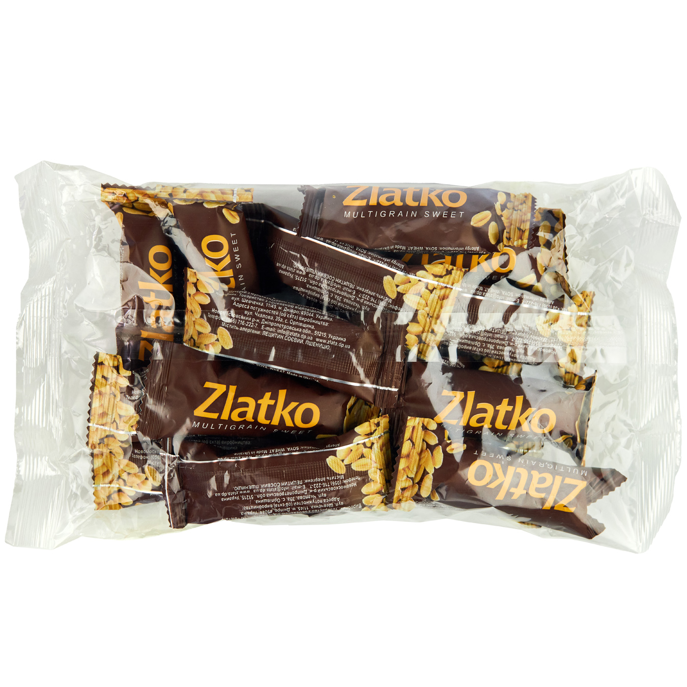 Candies Zlatko Dark with a multi-grain case unglazed 150g