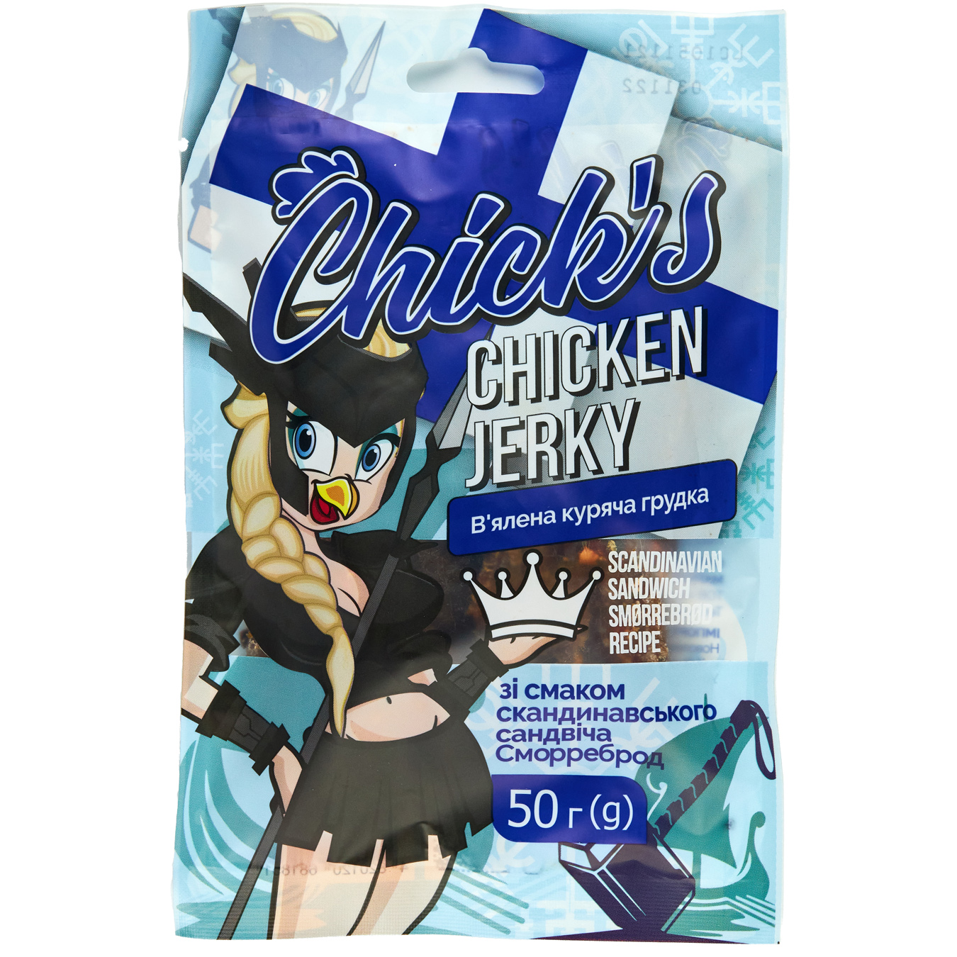 Джерки Chick’s курячі смак сандвіча 50г